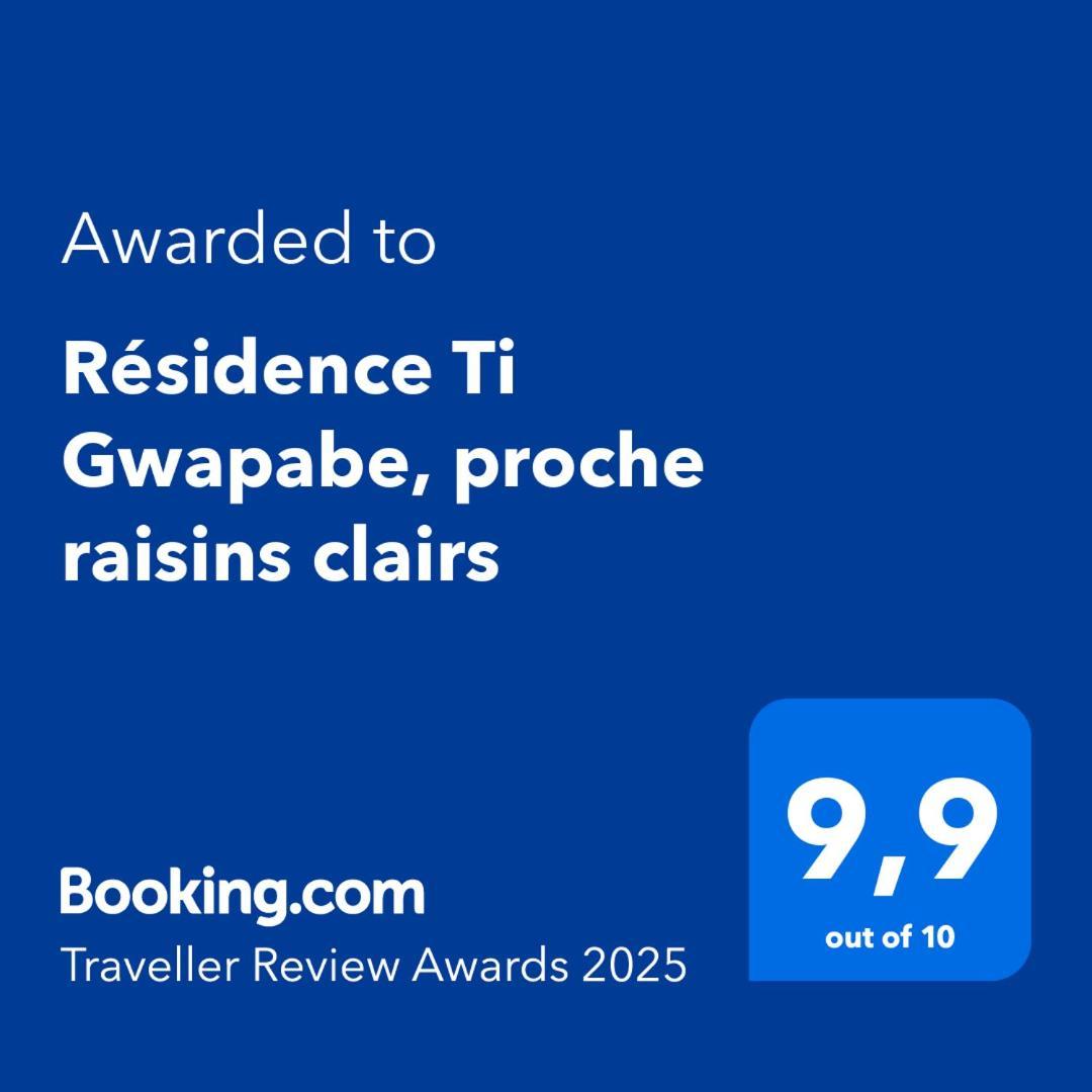 Residence Ti Gwapabe, Proche Raisins Clairs Сен-Франсуа Екстер'єр фото